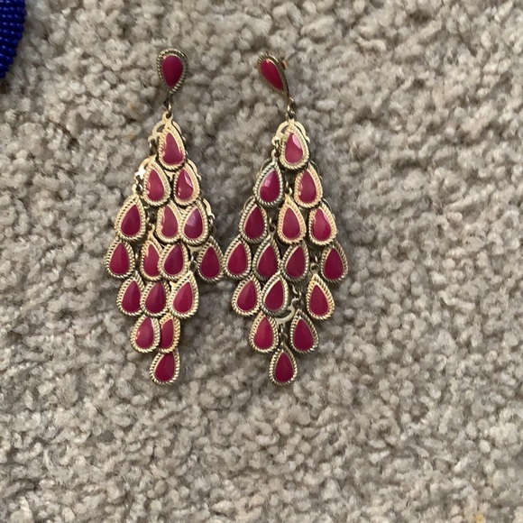 Mix of statement earrings from jcrew factory, target and loft - Picture 2 of 4